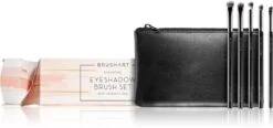 BrushArt Professional Essential Eyeshadow Brush Set With Cosmetic Bag