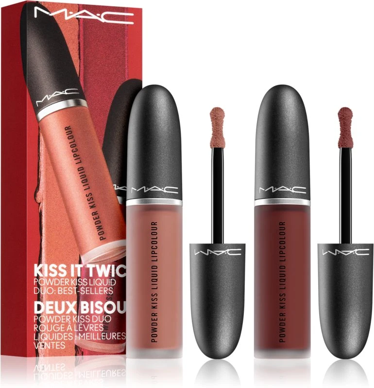 MAC Cosmetics Kiss It Twice Powder Kiss Liquid Duo 3 MAC Cosmetics Kiss It Twice Powder Kiss Liquid Duo