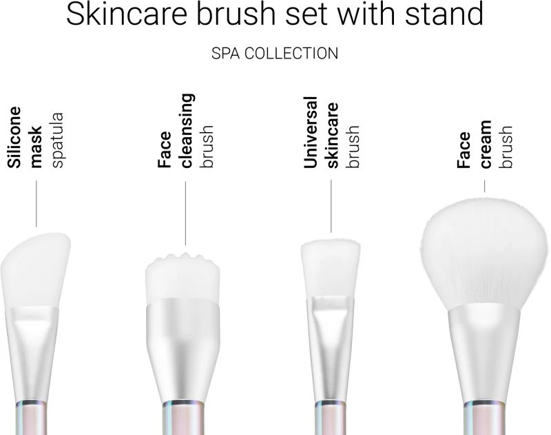 Notino Spa Collection Skincare Brush Set With Stand 5 Notino Spa Collection Skincare Brush Set With Stand – Image 3