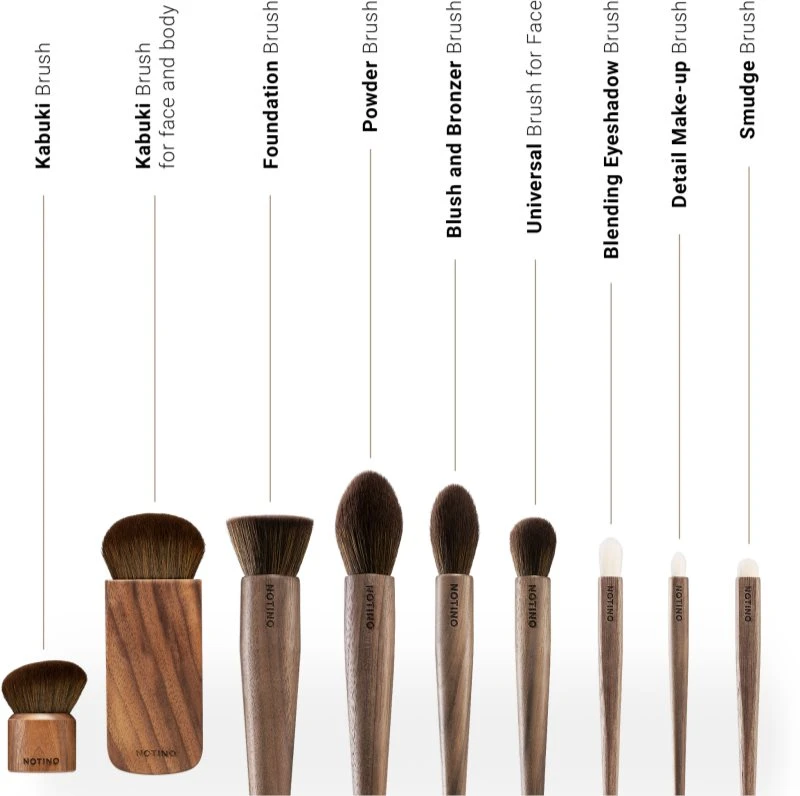 Notino Wooden Collection Blush & Bronzer Brush 3 Notino Wooden Collection Blush & Bronzer Brush – Image 2