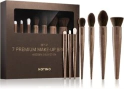Notino Wooden Collection Make-up Brush Set