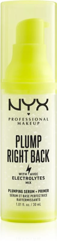 NYX Professional Makeup Plump Right Back Plump Serum And Primer