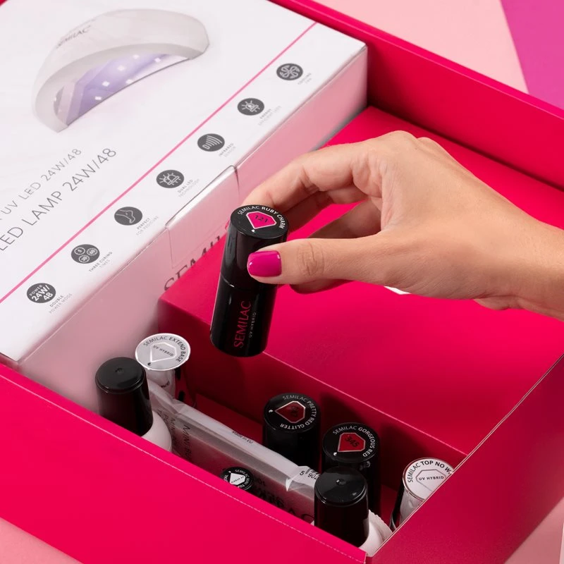 Semilac UV Hybrid Love Me 8 Semilac UV Hybrid Love Me – Image 6