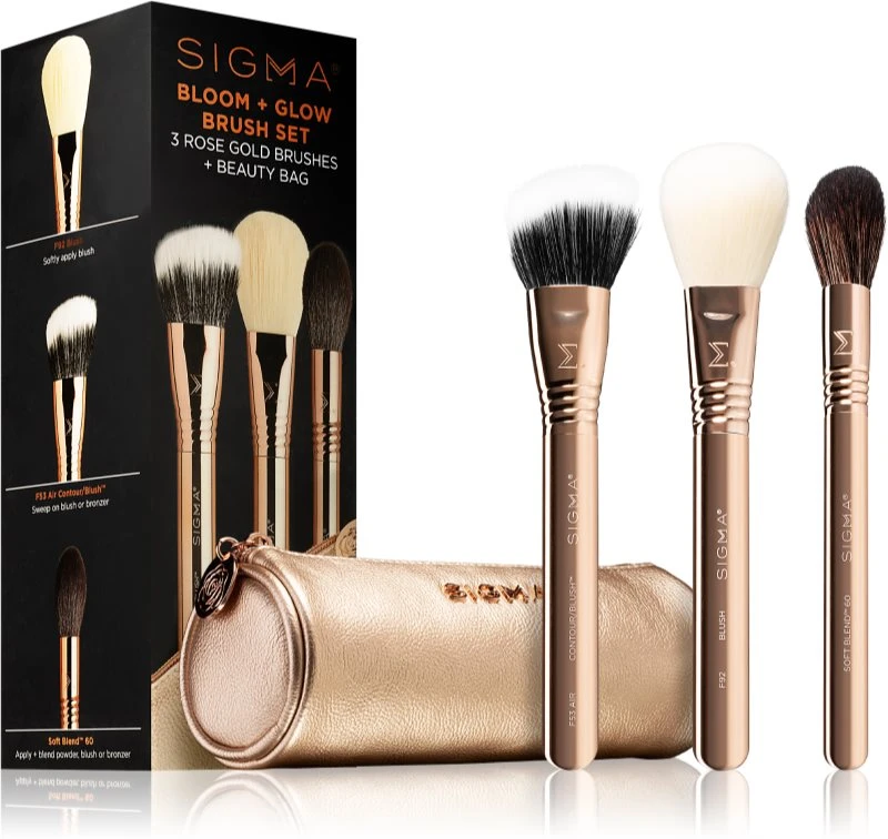 Sigma Beauty Bloom + Glow Brush Set 3 Sigma Beauty Bloom + Glow Brush Set