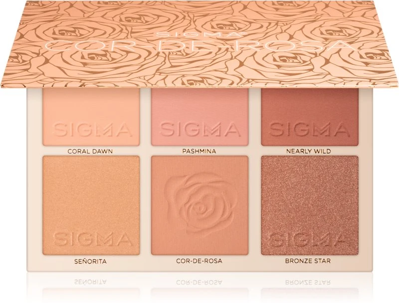 Sigma Beauty Cor-de-Rosa Blush Palette 3 Sigma Beauty Cor-de-Rosa Blush Palette