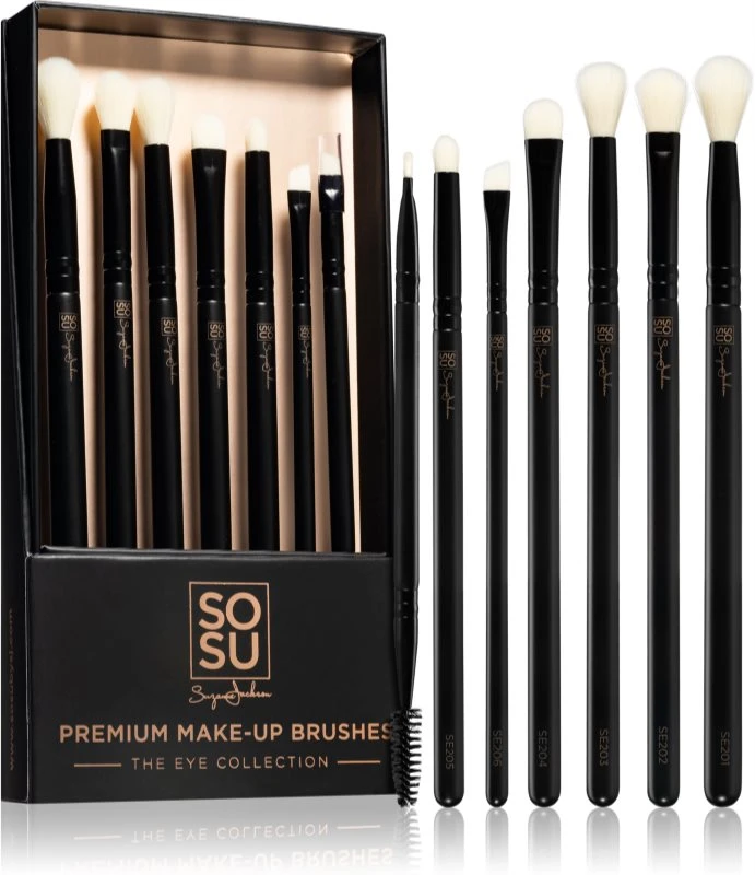 SOSU Cosmetics Premium Brushes The Eye Collection 3 SOSU Cosmetics Premium Brushes The Eye Collection