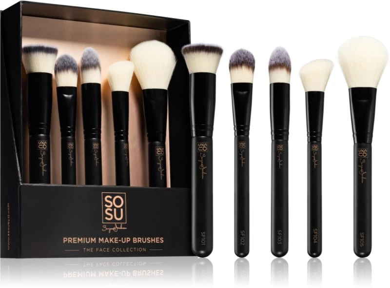 SOSU Cosmetics Premium Brushes The Face Collection 3 SOSU Cosmetics Premium Brushes The Face Collection